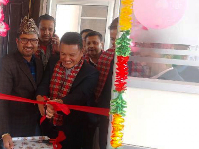 सिभिल बैंकको नयॉ एक्सटेन्सन काउन्टर ओखलढुंगाको रुम्जाटारमा